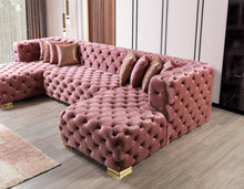 Load image into Gallery viewer, Neva Tufted Double Chaise Sectional