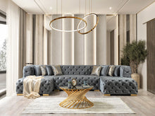 Load image into Gallery viewer, Neva Tufted Double Chaise Sectional