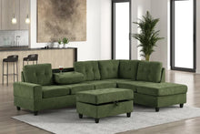 Load image into Gallery viewer, Forty Heights Reversible Sectional + Ottoman