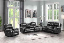 Load image into Gallery viewer, Titan Black 3pc Recliners