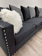 Load image into Gallery viewer, Nail Head Sectional Velvet (2 Colors)
