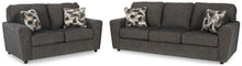 Load image into Gallery viewer, Ashley Pewter Sofa Set
