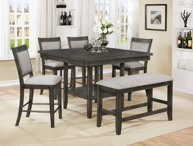 Grey Furton Counter Dining Set