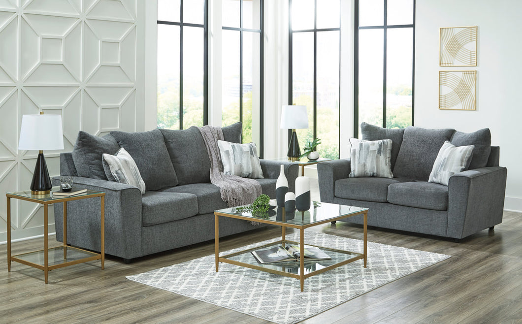 Ashley Gravel Sofa Set