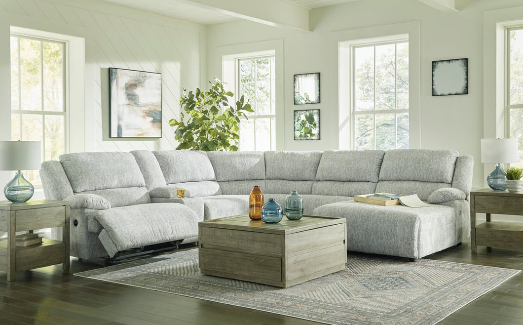 Ashley Fabric Recliner Sectional