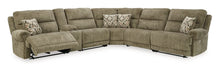 Load image into Gallery viewer, Ashley Taupe Recliner Sectional
