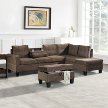 Load image into Gallery viewer, Allen Parkway Sectional+Ottoman (3 Colors)
