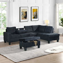 Load image into Gallery viewer, Allen Parkway Sectional+Ottoman (3 Colors)
