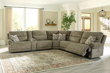 Load image into Gallery viewer, Ashley Taupe Recliner Sectional
