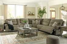 Load image into Gallery viewer, Ashley Taupe Recliner Sectional

