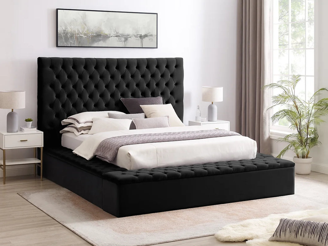 Paris square Platform Storage Bed (5 Colors)