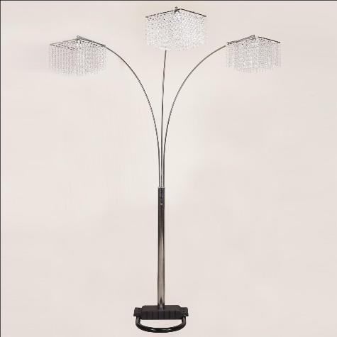 Square Raindrop Floor Lamp