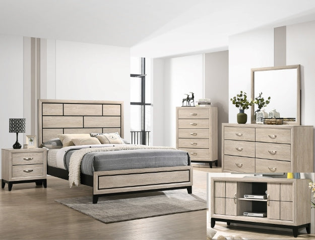 Akers Bedroom Set (3 Colors)