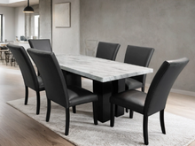 Load image into Gallery viewer, Aleesha Faux Marble Dining Set (4 Styles)
