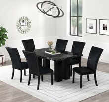 Load image into Gallery viewer, Aleesha Faux Marble Dining Set (4 Styles)
