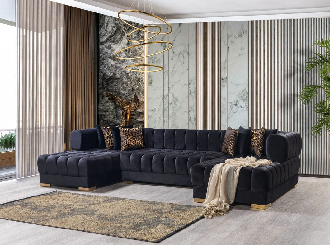 Aria Double Chaise Sectional (6 Sectional)
