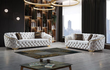 Load image into Gallery viewer, Pearl Velvet Sofa &amp; Loveseat (4 Colors)
