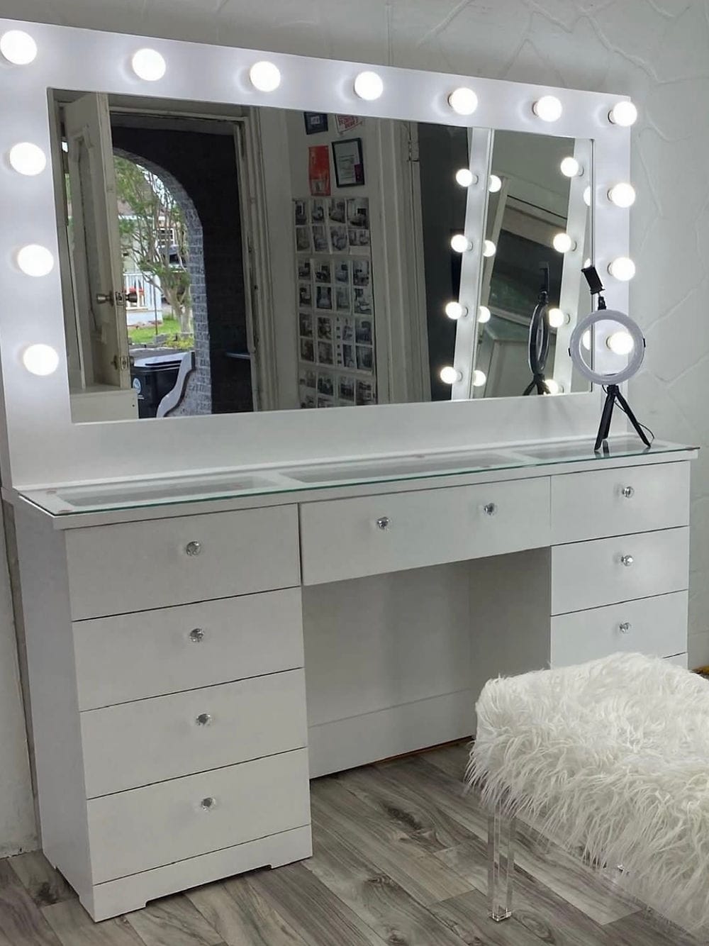 Emma Double Drawer Vanity