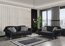 Load image into Gallery viewer, Julian Black Sofa Set
