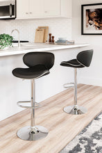 Load image into Gallery viewer, Modern Chrome Barstool (2 Colors)
