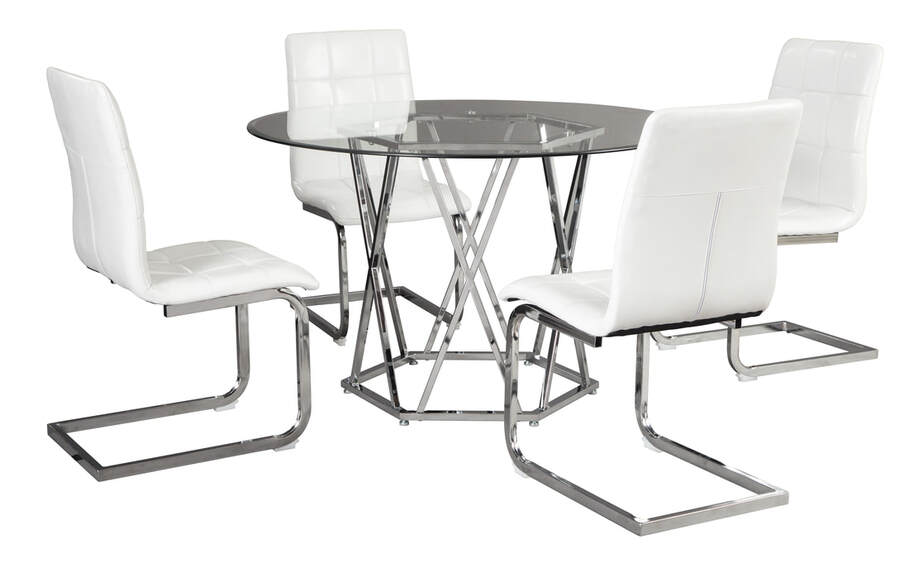 Ashley Crystal Dining Table (2 Colors)