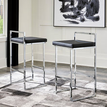 Load image into Gallery viewer, Chrome Barstool (2 Colors)

