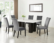 Load image into Gallery viewer, Alea Genuine Marble Top Dining Set (3 Colors)
