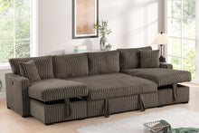 Load image into Gallery viewer, HH Jaime Double Storage Chaise Sectional (w/Pull-Out Bed)
