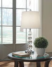 Load image into Gallery viewer, Clear Silver Finish Lamp
