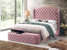Load image into Gallery viewer, Petra King Velvet Platform Bed
