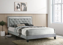 Load image into Gallery viewer, Rosy Velvet Platform Bedframe (3 Colors)
