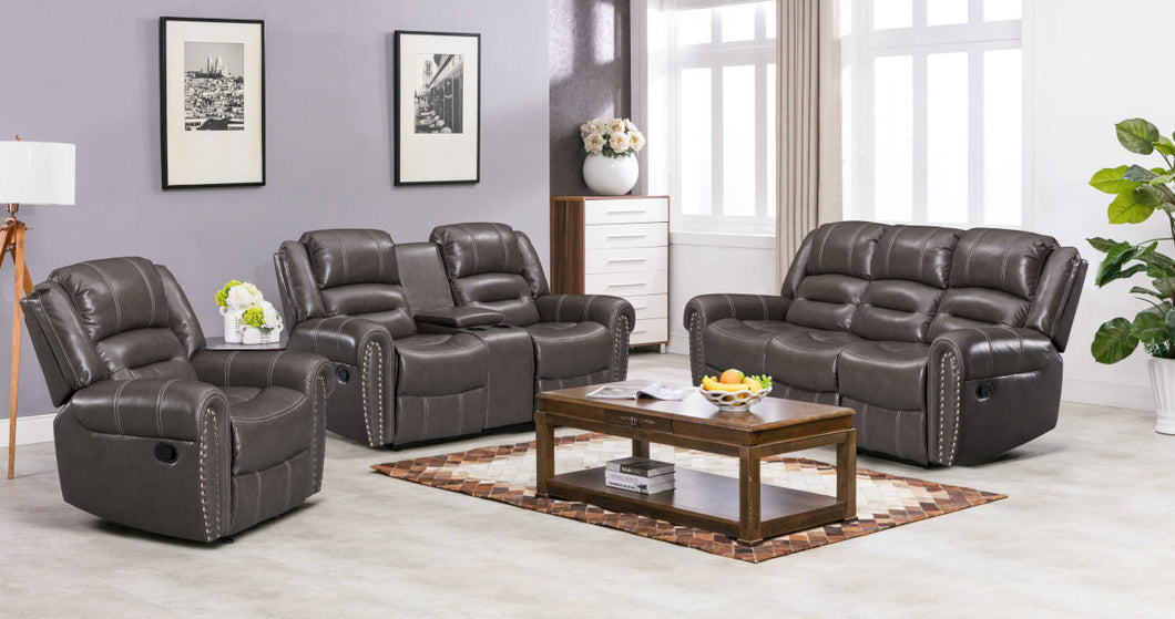 Lexington Grey 3pc Recliners