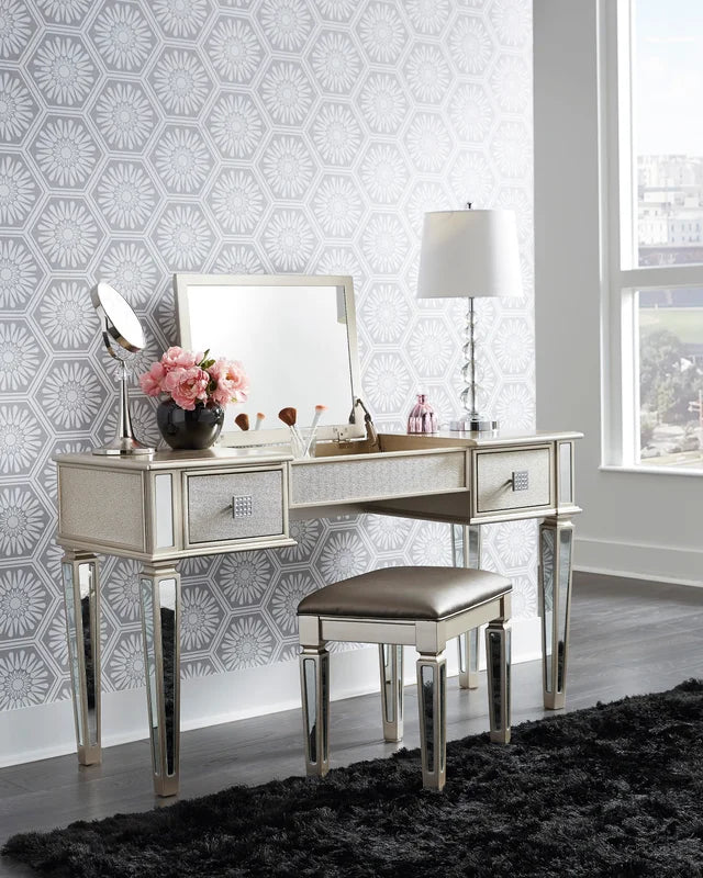 Vanity and Stool Set
