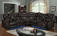 Load image into Gallery viewer, Alexa Brown Reclining Sectional
