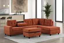 Load image into Gallery viewer, Forty Heights Reversible Sectional + Ottoman
