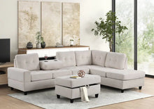 Load image into Gallery viewer, Forty Heights Reversible Sectional + Ottoman
