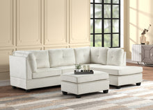 Load image into Gallery viewer, Sienna Velvet Sectional + Ottoman (4 Colors)
