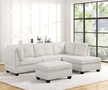 Load image into Gallery viewer, Sienna Boucle Sectional + Ottoman (3 Colors)

