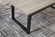Load image into Gallery viewer, Natural &amp; Black 3pc Table Set
