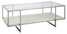 Load image into Gallery viewer, Ivory Chrome 3pc Table Set
