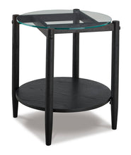 Load image into Gallery viewer, Black Modern Glass Table Set
