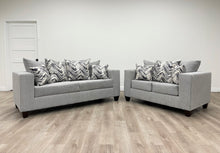 Load image into Gallery viewer, Light Grey Sofa &amp; Loveseat Set
