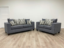 Load image into Gallery viewer, Steel Sofa &amp; Loveseat
