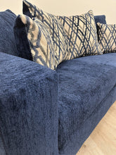 Load image into Gallery viewer, Blue Sofa &amp; Loveseat Set
